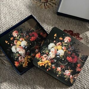 Floral Coaster Set